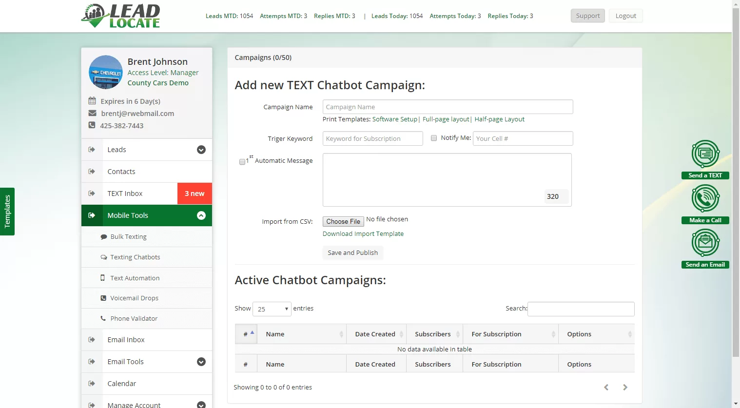 Auto dealer software by LeadLocate