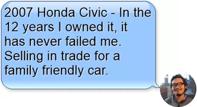Car salesperson CRM