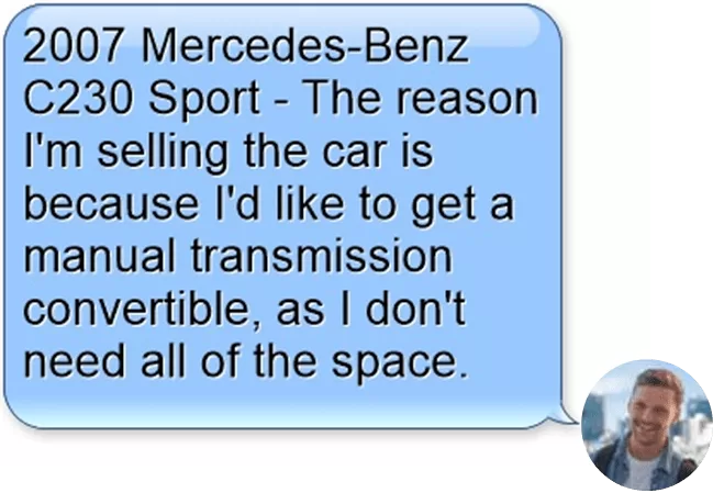 Car salesperson CRM