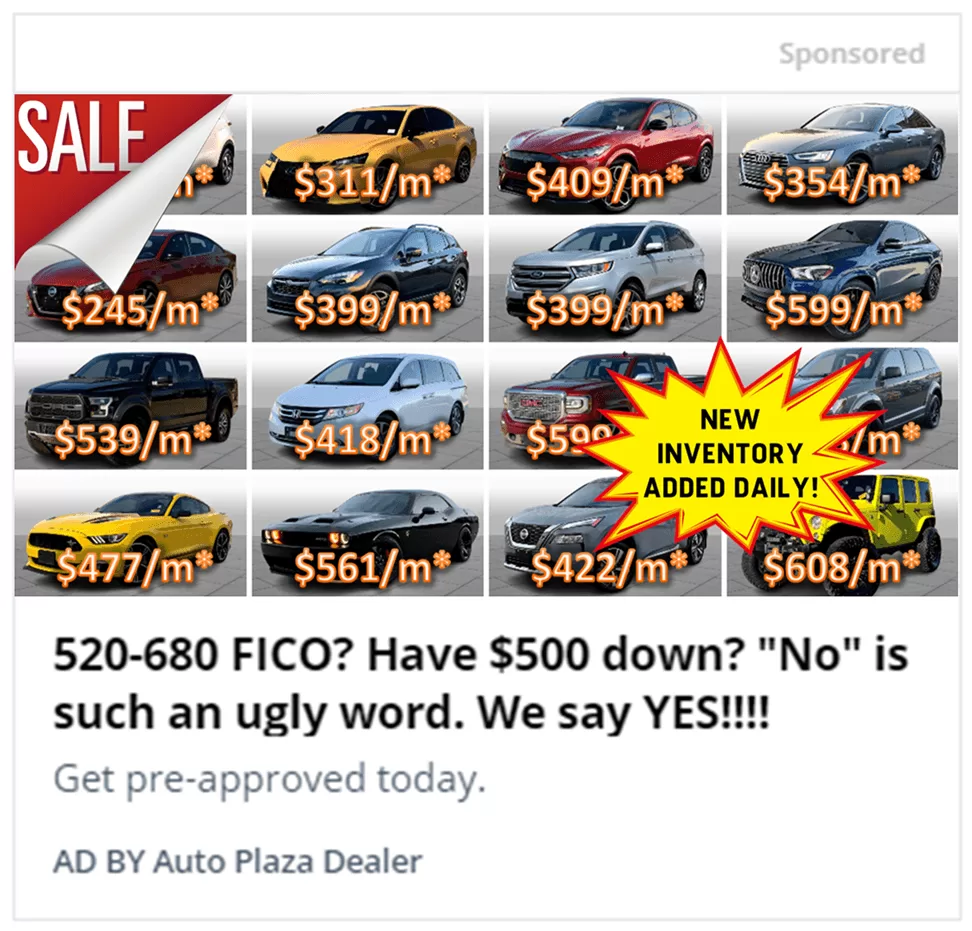 Car shopper leads