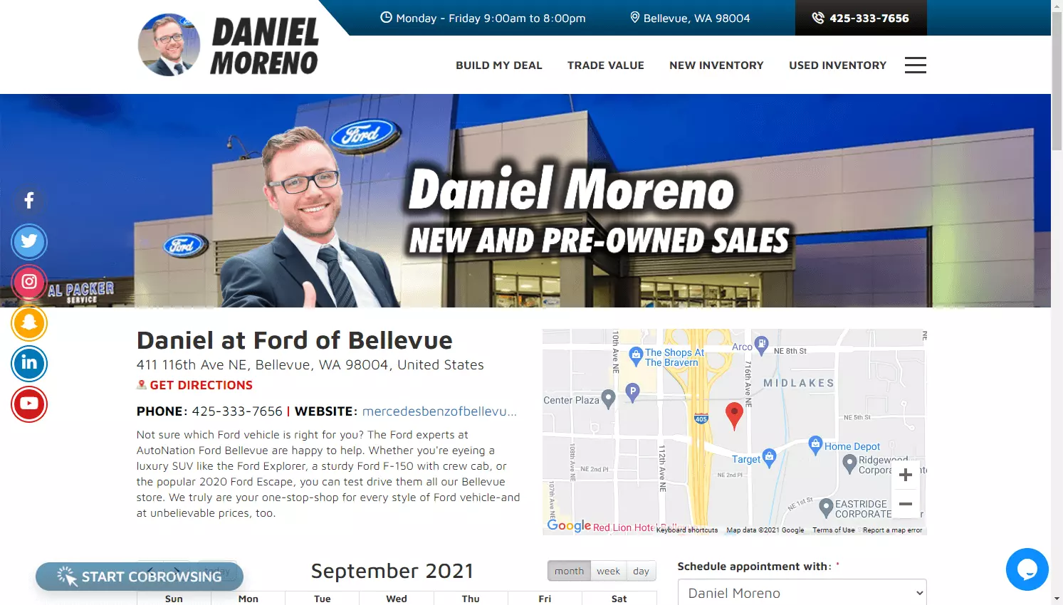 Free car leads for salesman